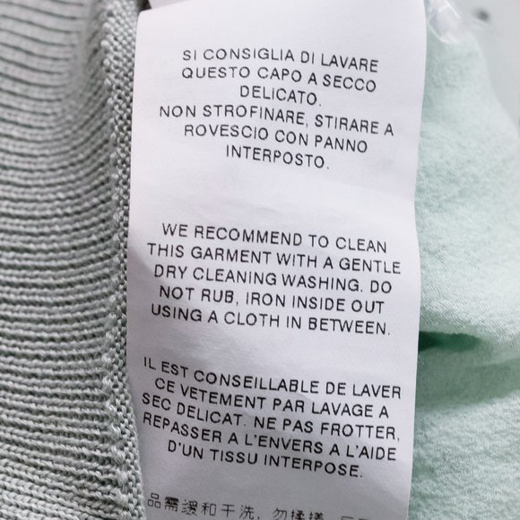 Dolce & Gabbana Pastel Green Silk Lace Back Cardigan - Picture 13 of 14